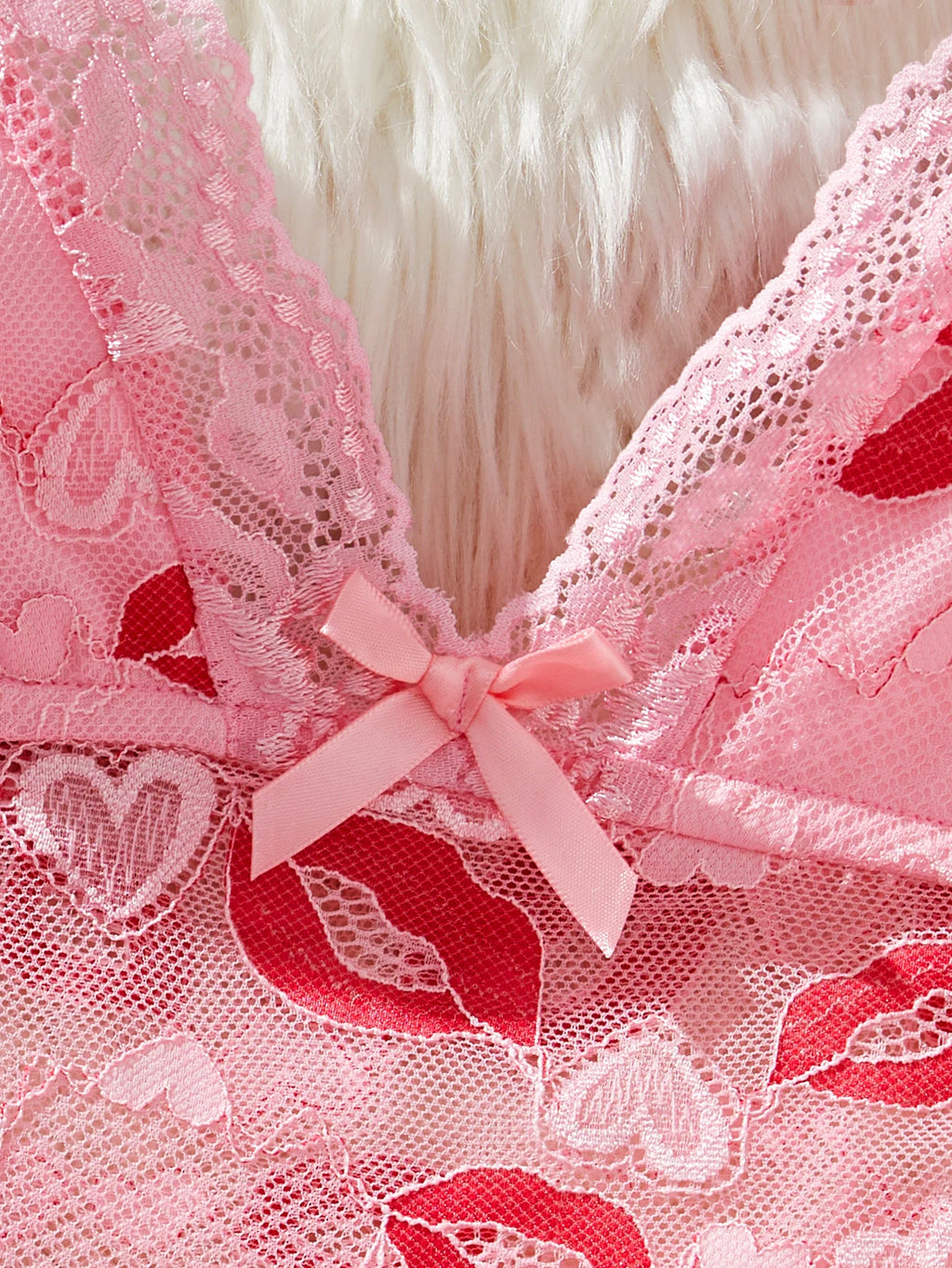 CowLost | lips-prints-pink-lace-sexy-lingerie-women |4