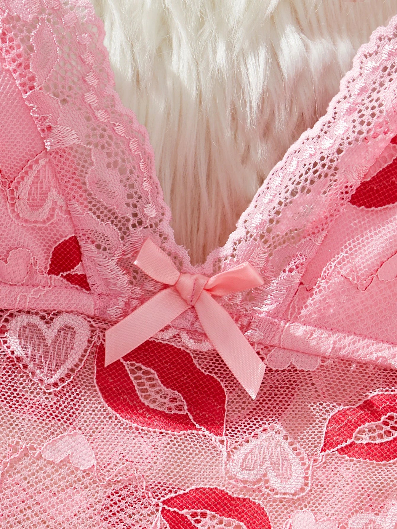 CowLost | lips-prints-pink-lace-sexy-lingerie-women |4
