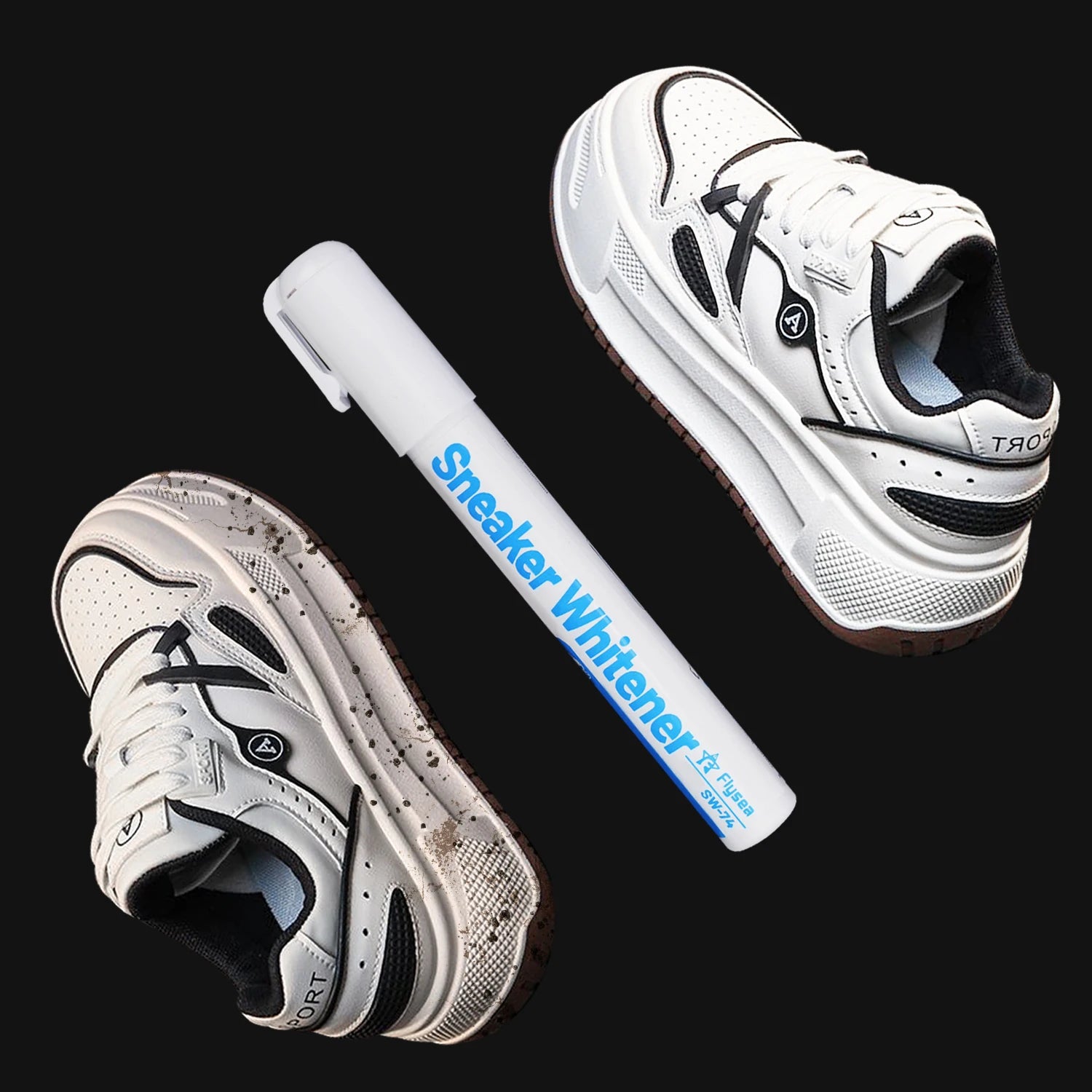 CowLost | stain-removers-product_id-white-sneakers-eraser-pen-yellowing-repair-waterproof-stain-removal-whitening |8