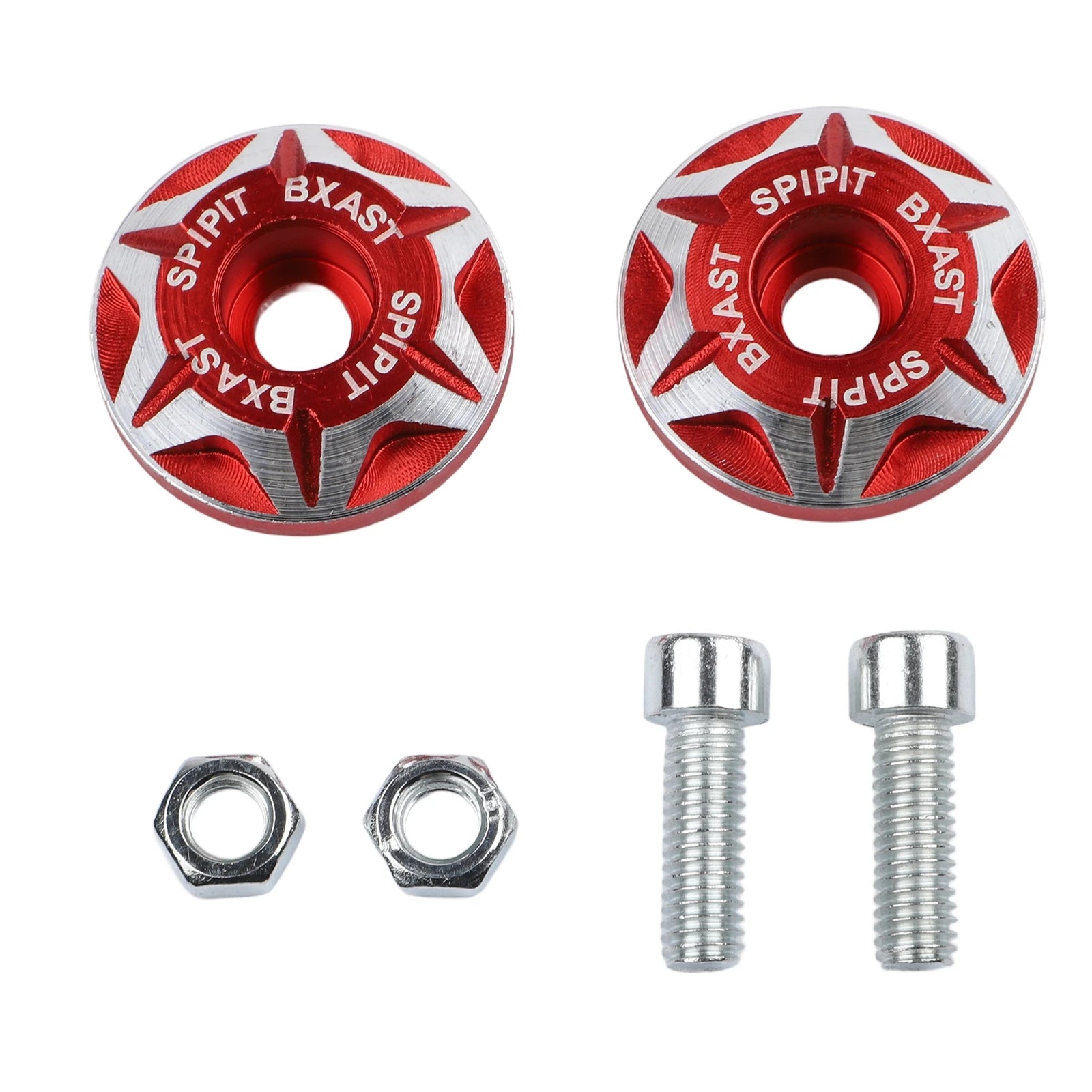 CowLost | product_id-2pcs-6mm-aluminum-alloy-license-plate-screws-bolts-orange-red-blue-black |11