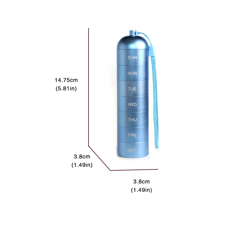 CowLost | product_id-waterproof-7-compartment-portable-weekly-pill-organizer-travel-vitamin-case |6