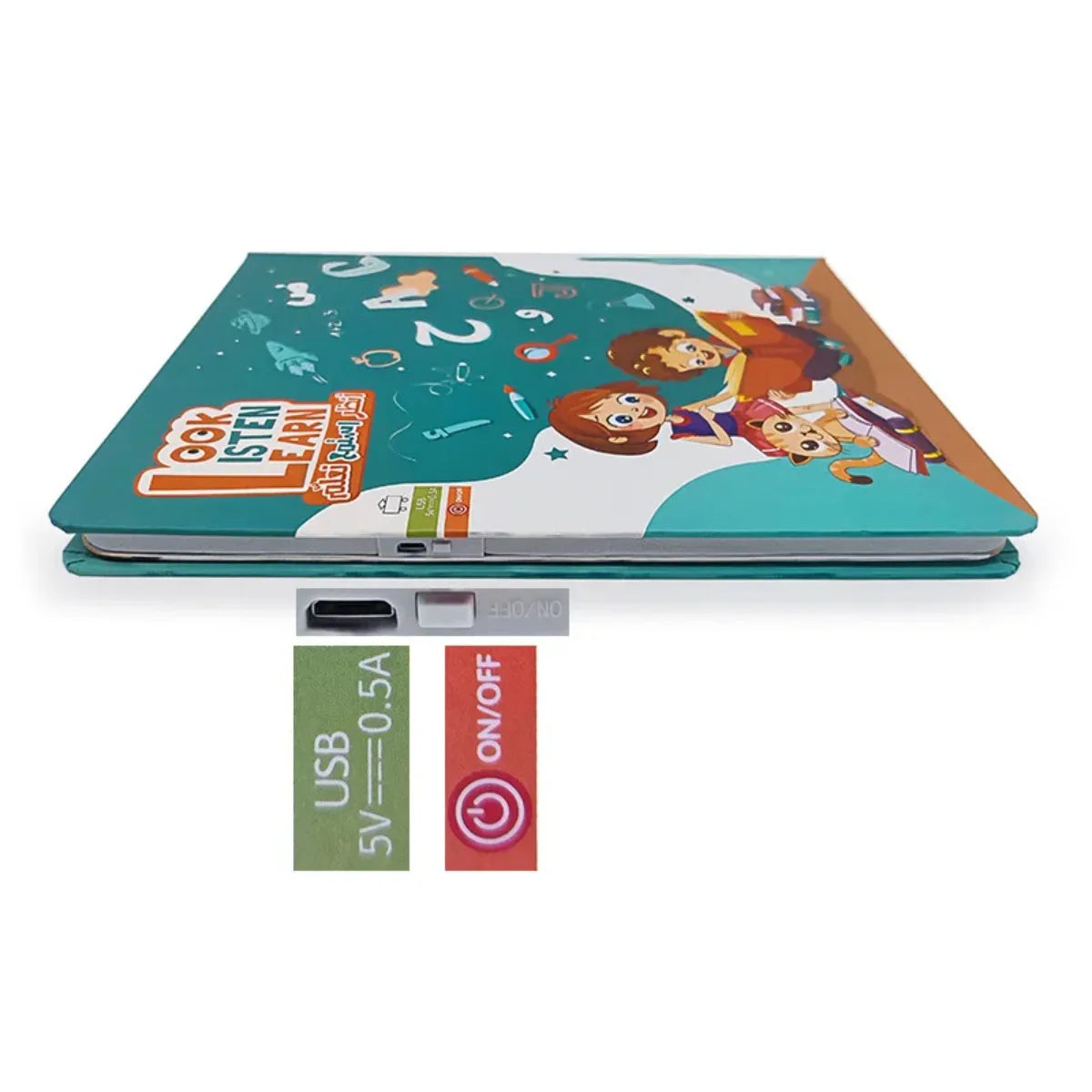 Arabic English Point Reading Puzzle Audio Book Early Education Montessori Toy