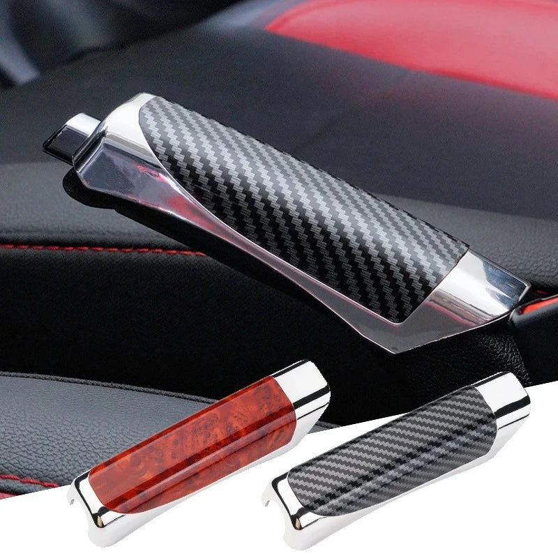 CowLost | hand-grips-product_id-car-hand-brake-cover-carbon-fiber-protection-grip-interior-accessory |1