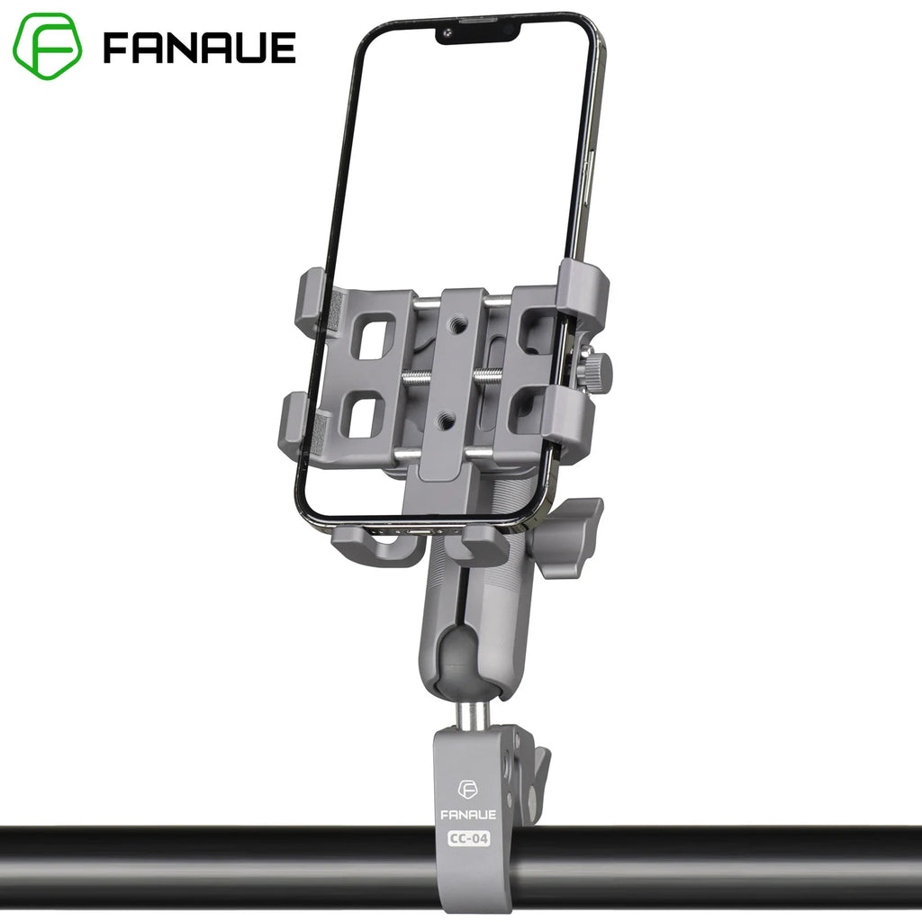 CowLost | product_id-fanaue-aluminum-motorcycle-phone-mount-with-vibration-dampener-for-atv-utv-scooter-handlebars |1