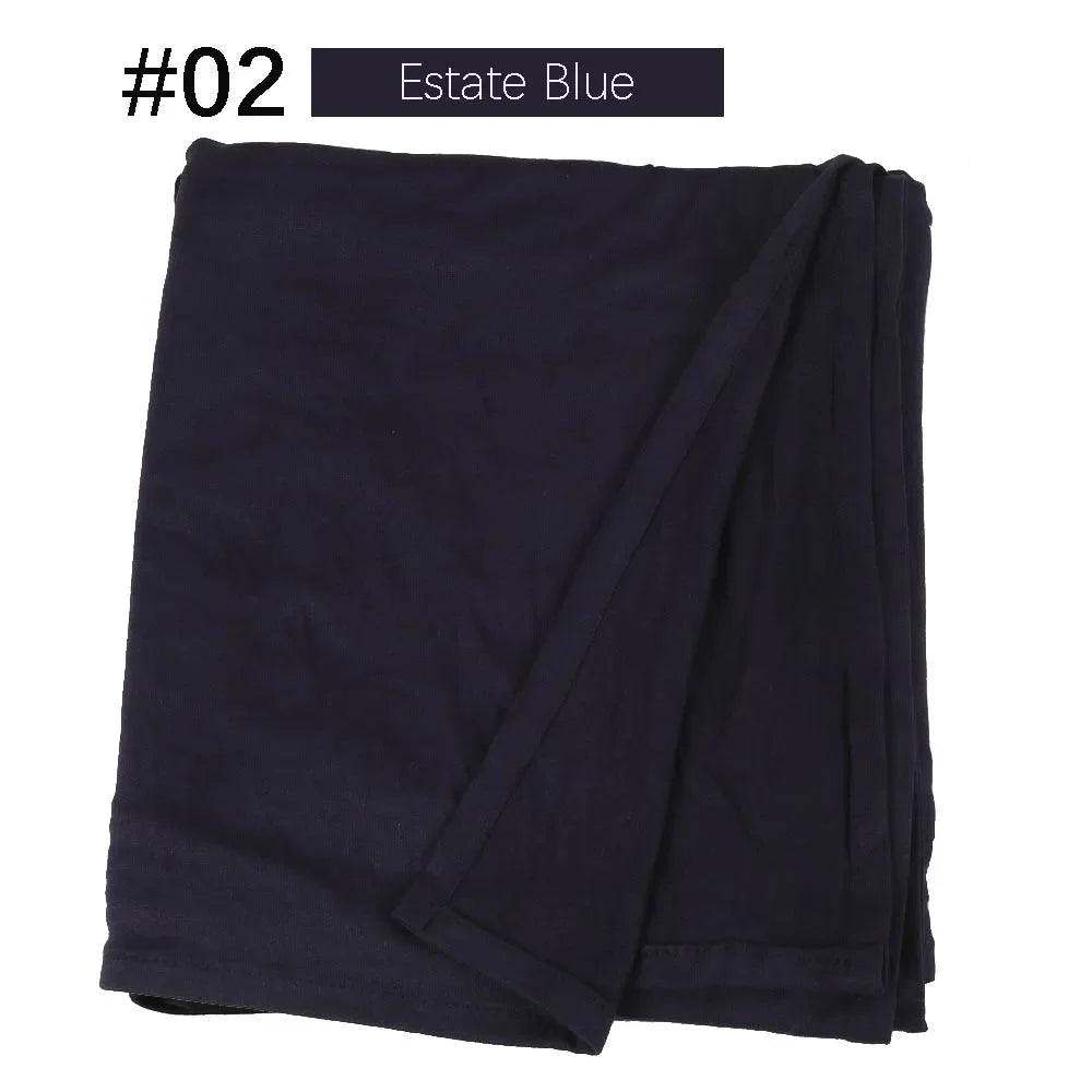 CowLost | muslim-women-stretchy-jersey-hijab-plain-cotton |38