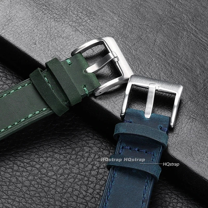CowLost | bracelets-product_id-handmade-genuine-leather-watchband-vintage-brown-black-18-22mm-quick-release-cowhide-strap |6