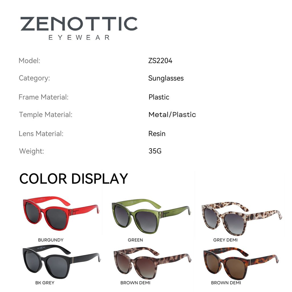 CowLost | zenottic-fashion-original-thick-butterfly-frame-polarized-sunglasses |20