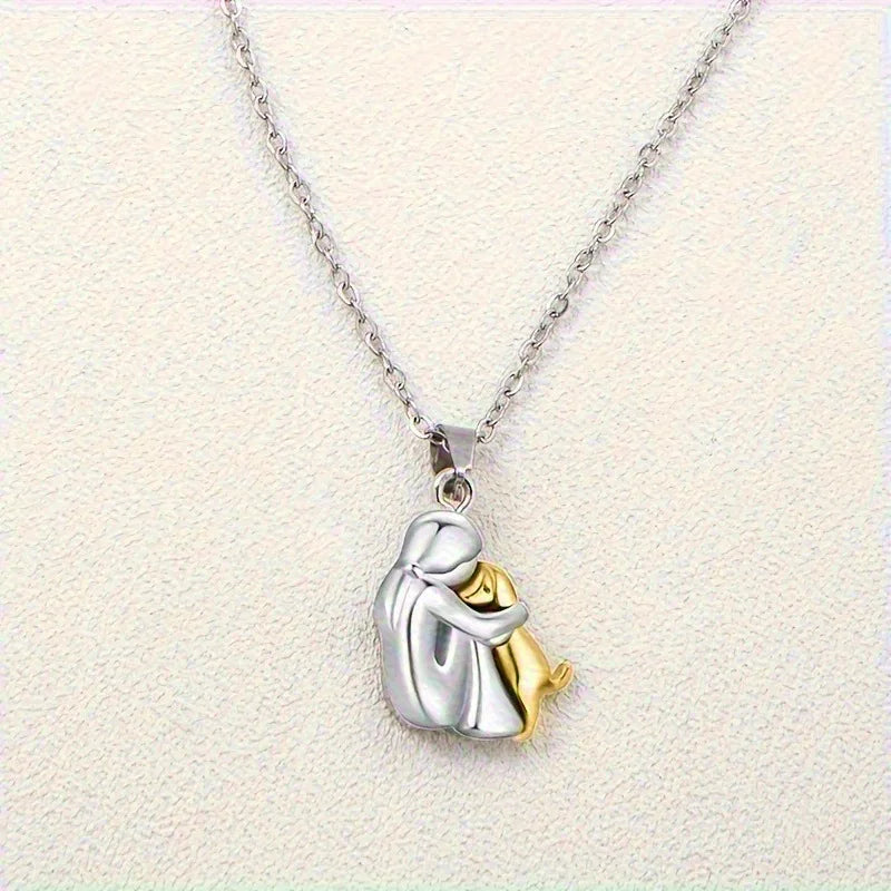 Women’s Cute Dog Pendant Necklace Animal Pet Jewelry