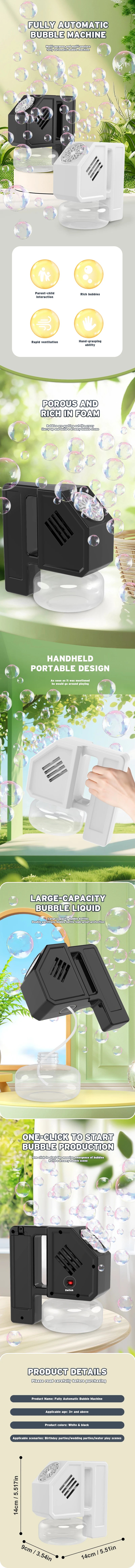 CowLost | product_id-knyysecq-handheld-bubble-machine-toy-for-kids-outdoor-wedding-props-battery-free |7