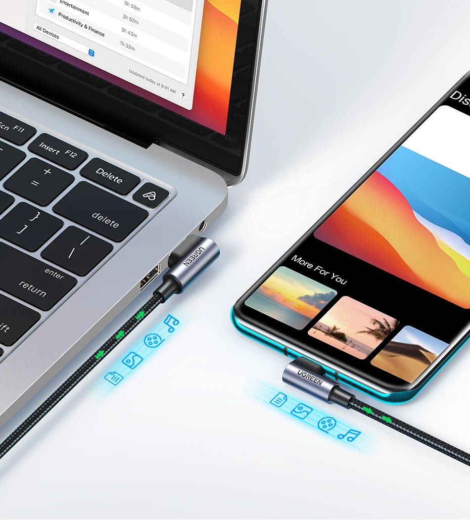 CowLost | ugreen-90-degree-usb-c-cable-nylon-fast-charge-usb-type-c-cable |11