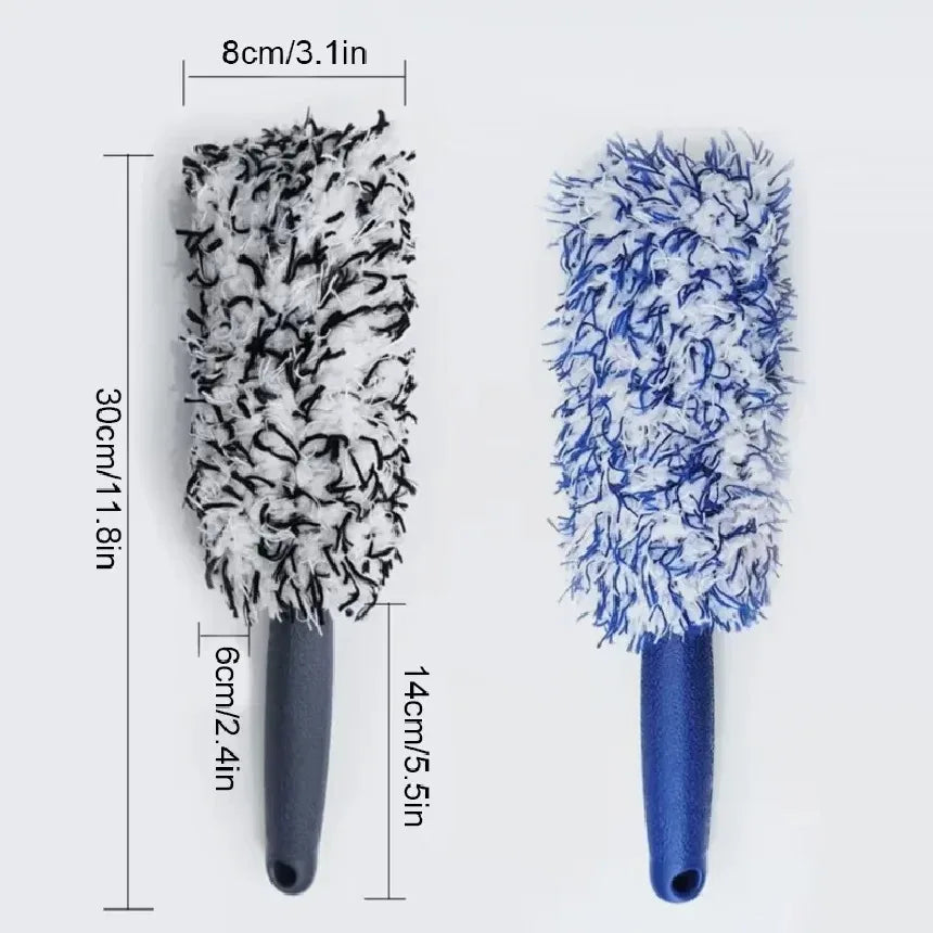 CowLost | car-valeting-detailing-product_id-portable-car-wheel-tire-rim-cleaning-brush-plush-hub-dust-removal-tool |6
