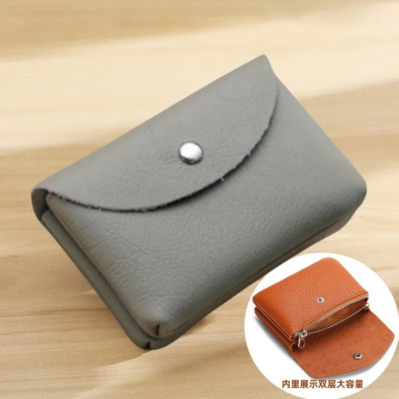 CowLost | leather-short-coin-wallets-card-holder-clutch-bag-card-case |10