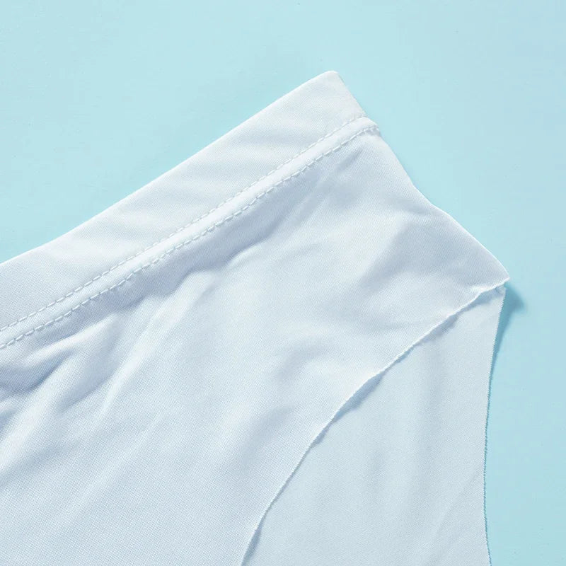 CowLost | 5-pairs-lot-mens-ice-silk-seamless-briefs-summer-transparent-quick-drying-underwear |13
