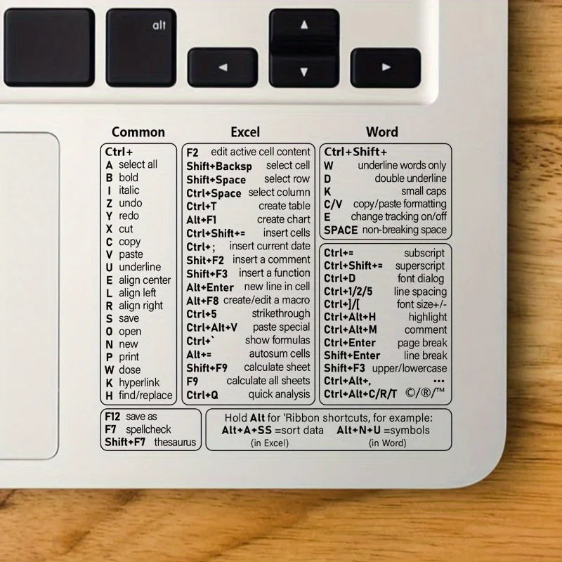 CowLost | product_id-vinyl-self-adhesive-keyboard-shortcut-stickers-for-windows-excel-word-office |5