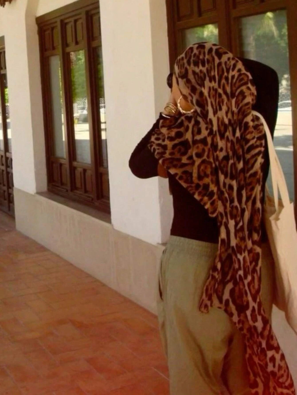 CowLost | 1pc-womens-scarves-bohemian-leopard-print-hijab-scarf |6