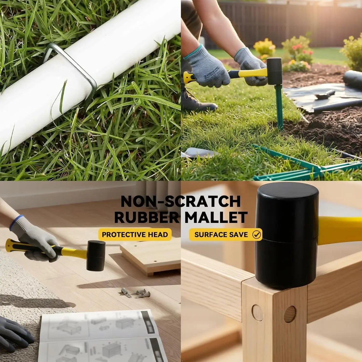 CowLost | product_id-soft-rubber-mallet-hammer-with-comfort-grip-for-flooring-tile-furniture |5