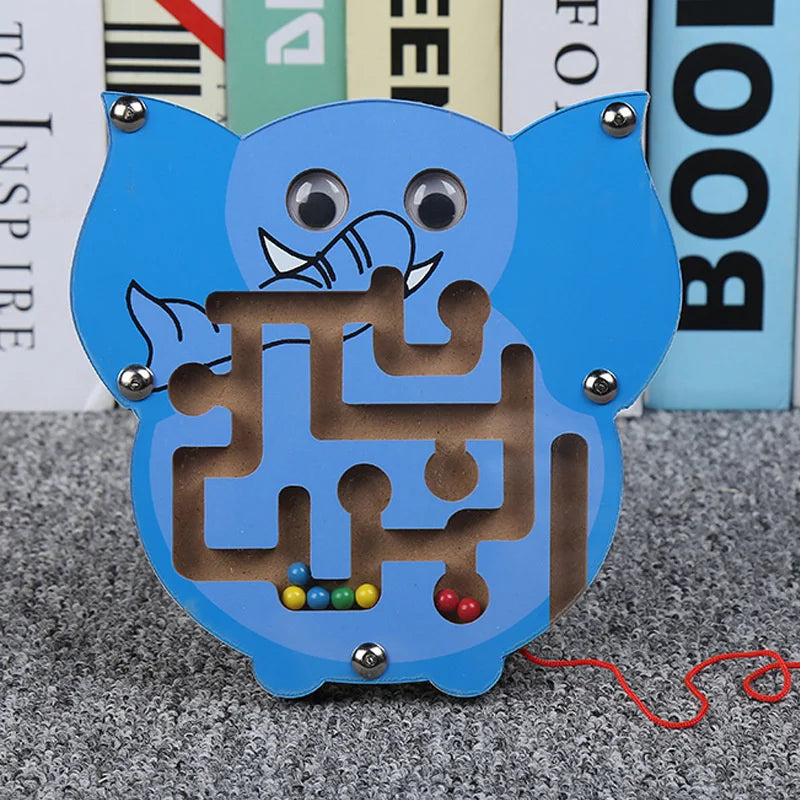 CowLost | fencing-barriers-childrens-wooden-magnetic-track-maze-balance-board-toy |20