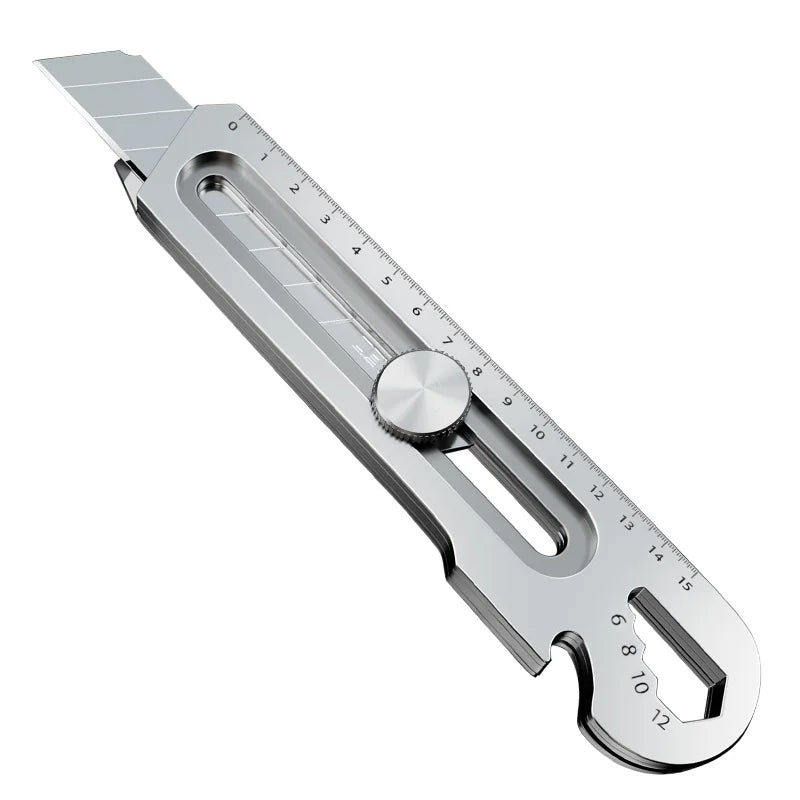 CowLost | product_id-6-in-1-multifunctional-stainless-steel-utility-knife-18mm-25mm-with-ruler-bottle-opener-tail-break-snap-off-cutter |3