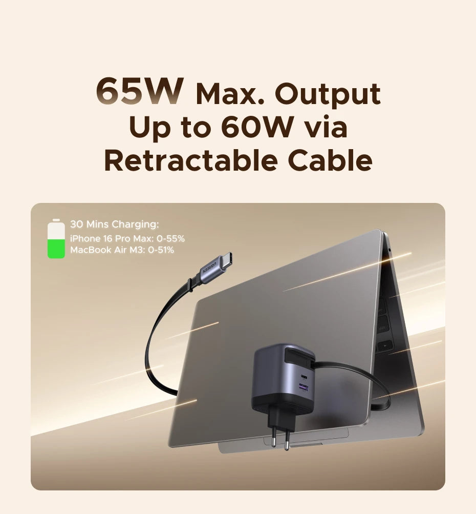 CowLost | ugreen-65w-gan-charger-with-retractable-usb-c-cable |11