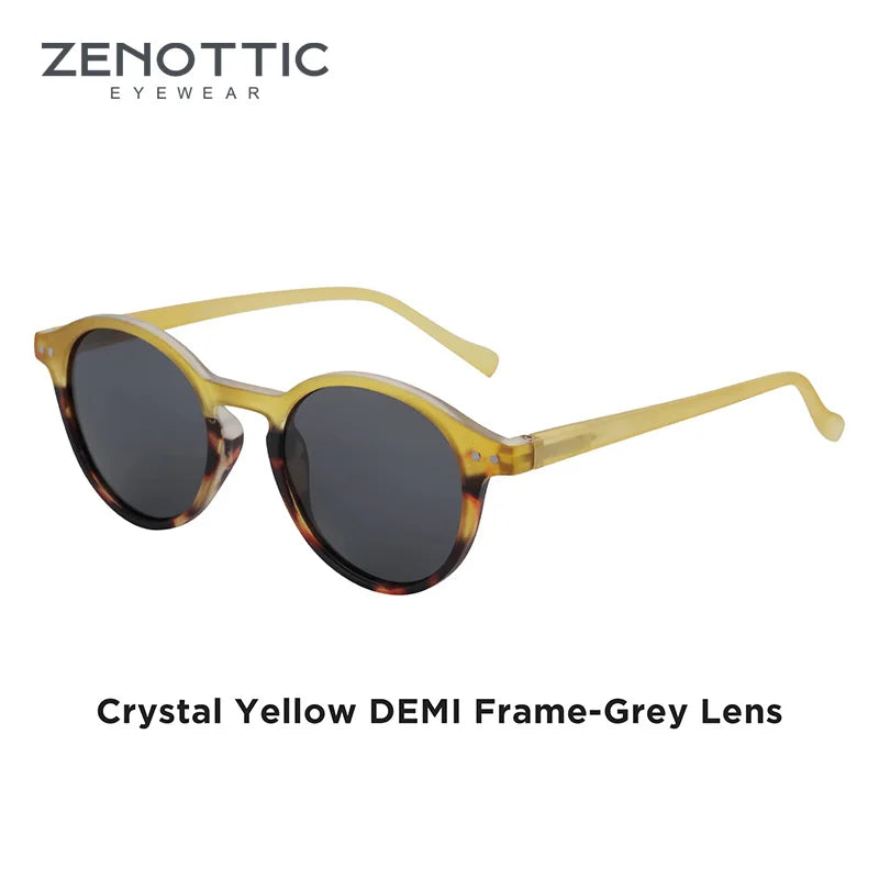 CowLost | zenottic-s-size-retro-circular-polarized-sunglasses |48