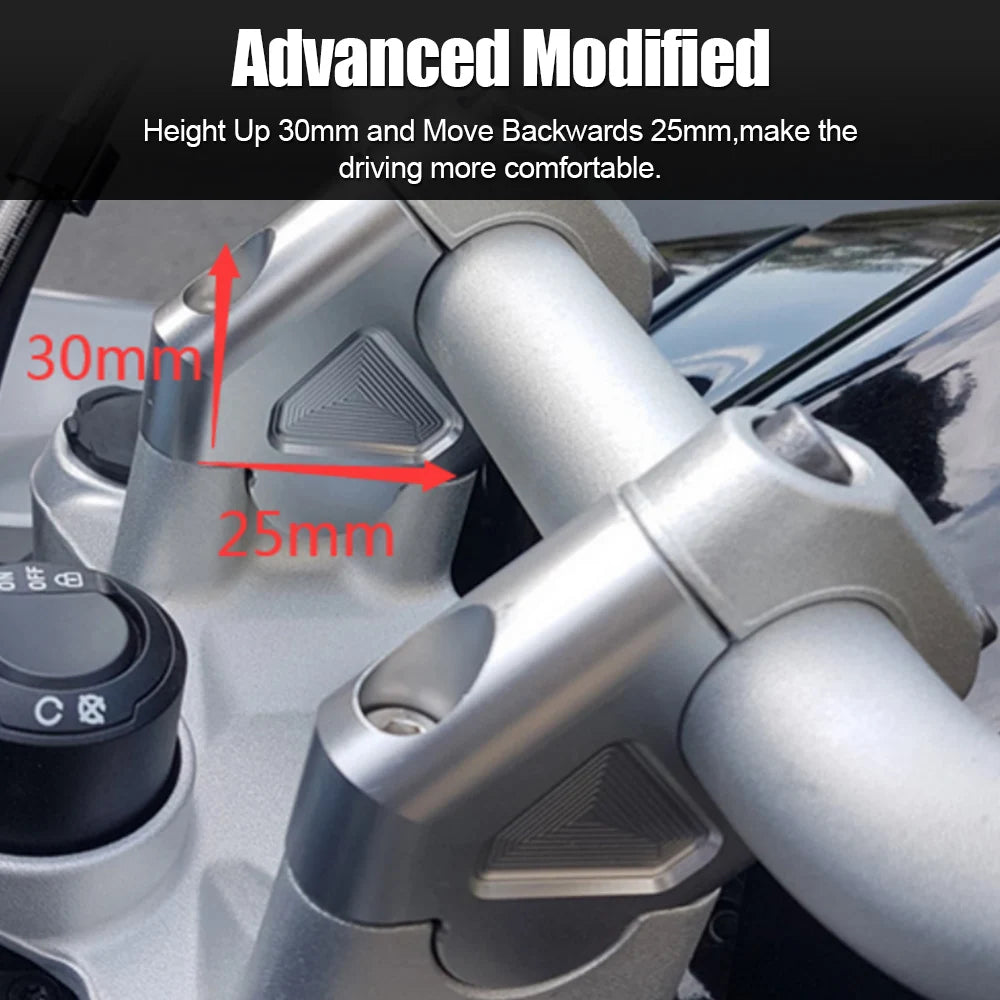 CowLost | product_id-bmw-r1200gs-r1250gs-adventure-cnc-handlebar-riser-lifter-motorcycle-accessory |4