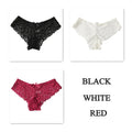 CowLost | product_id-3pcs-women-s-low-waist-lace-briefs-soft-solid-color-underwear |22