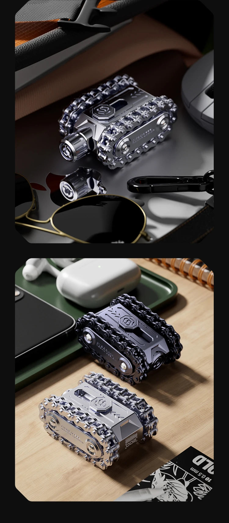 CowLost | hardcore-military-style-edc-metal-magnetic-rotating-tank-stress-relief-toy-fidget-toy-fidget-spinner-kids-gift |15