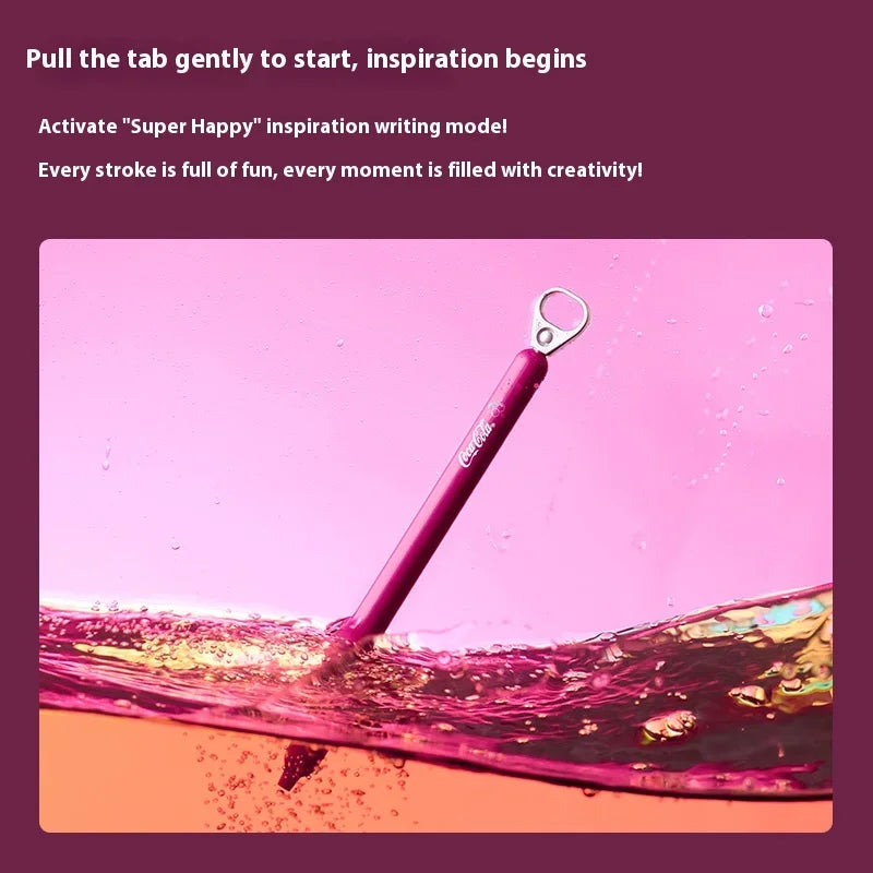 CowLost | product_id-kaco-coca-cola-limited-edition-0-5mm-black-gel-pen-cherry-pull-tab-for-homework-exams |4