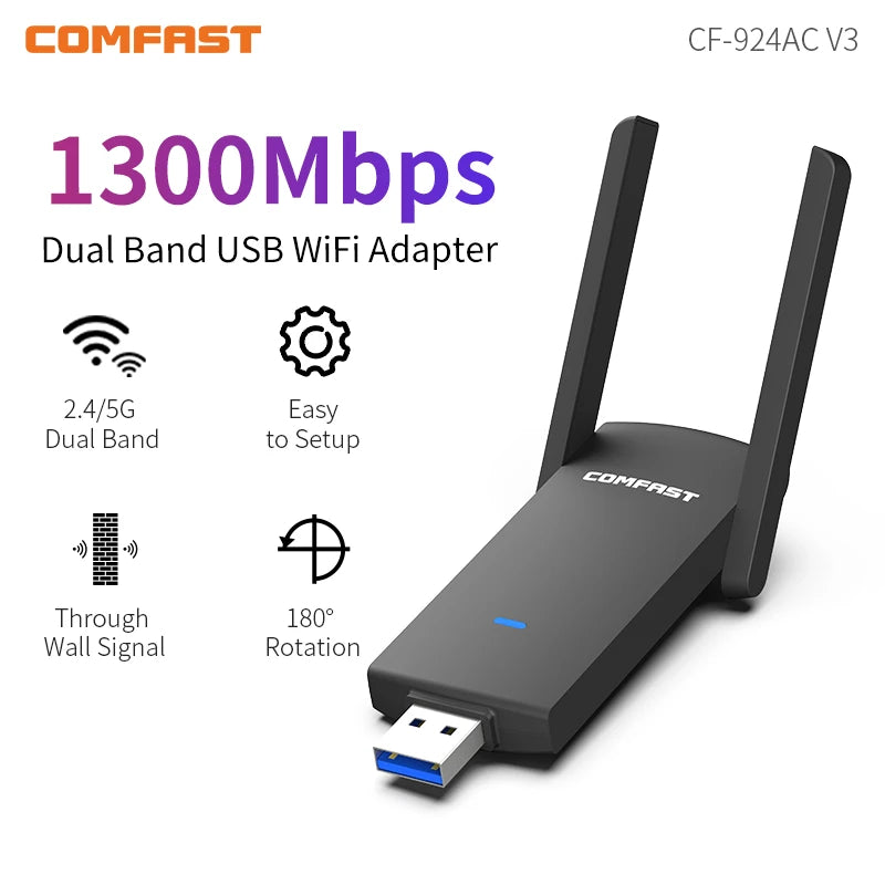 CowLost | comfast-gigabit-wifi-adapter-1300mbps-2-4g-5ghz-antenna-usb3-0 |21