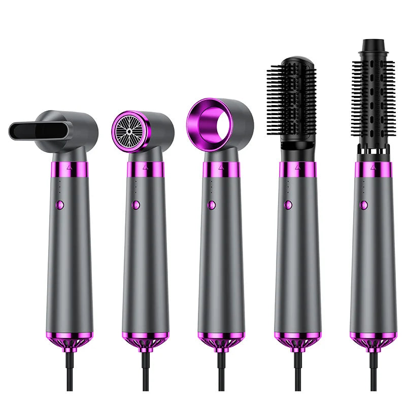 CowLost | product_id-homefish-5-in-1-electric-hair-dryer-with-straightener-curling-iron-hot-air-comb-diffuser-ac-motor |6