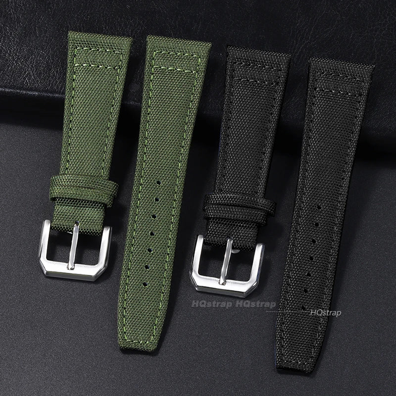 CowLost | product_id-waterproof-nylon-canvas-watch-strap-for-iwc-pilot-20-22mm-unisex-sport-wristband |3