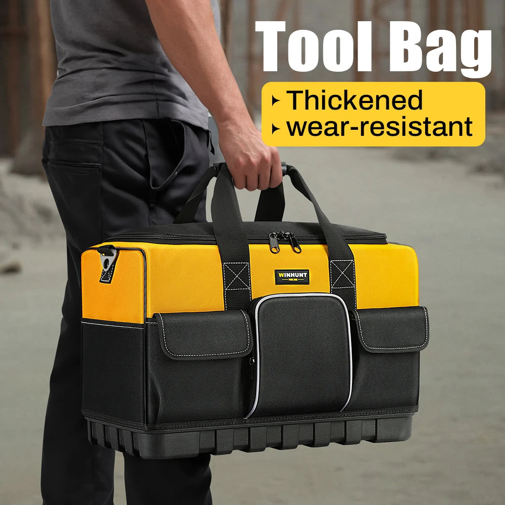 CowLost | product_id-winhunt-heavy-duty-tool-bag-with-wide-mouth-molded-bottom-adjustable-strap |5