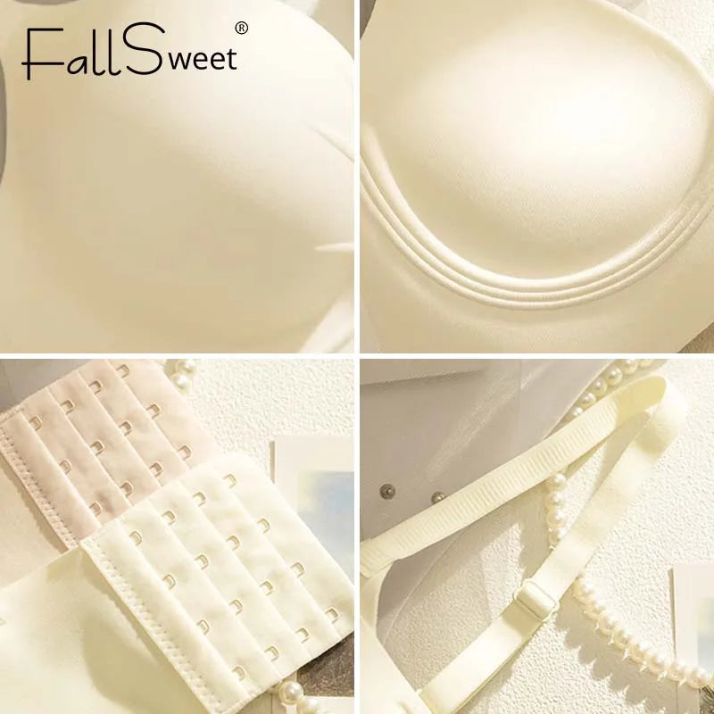 CowLost | product_id-fallsweet-seamless-wireless-push-up-bra-thick-comfortable-bralette-32-38ab |3