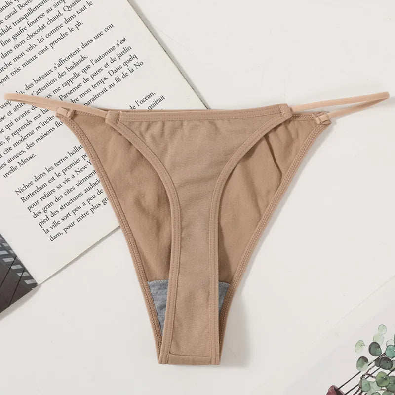 CowLost | product_id-3pcs-women-low-rise-seamless-g-string-thong-panty-set |9