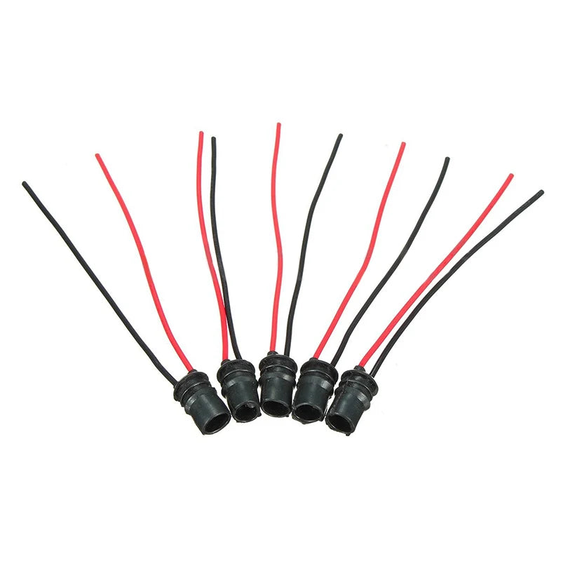 CowLost | product_id-t10-w5w-147-led-car-wedge-light-bulb-socket-connector-holder-extension-replacement-1-5-pcs |1