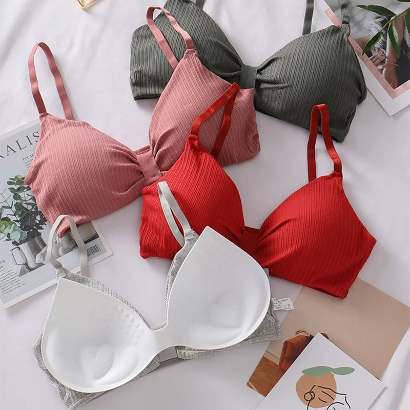 CowLost | product_id-women-s-seamless-wire-free-push-up-bra-with-adjustable-straps-solid-color |3