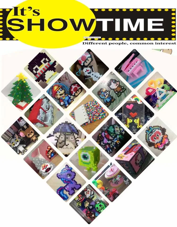 Perler 5mm Hama Beads 4800pcs 24 Colors Educational DIY Puzzle Toy Gift EVA Food Grade