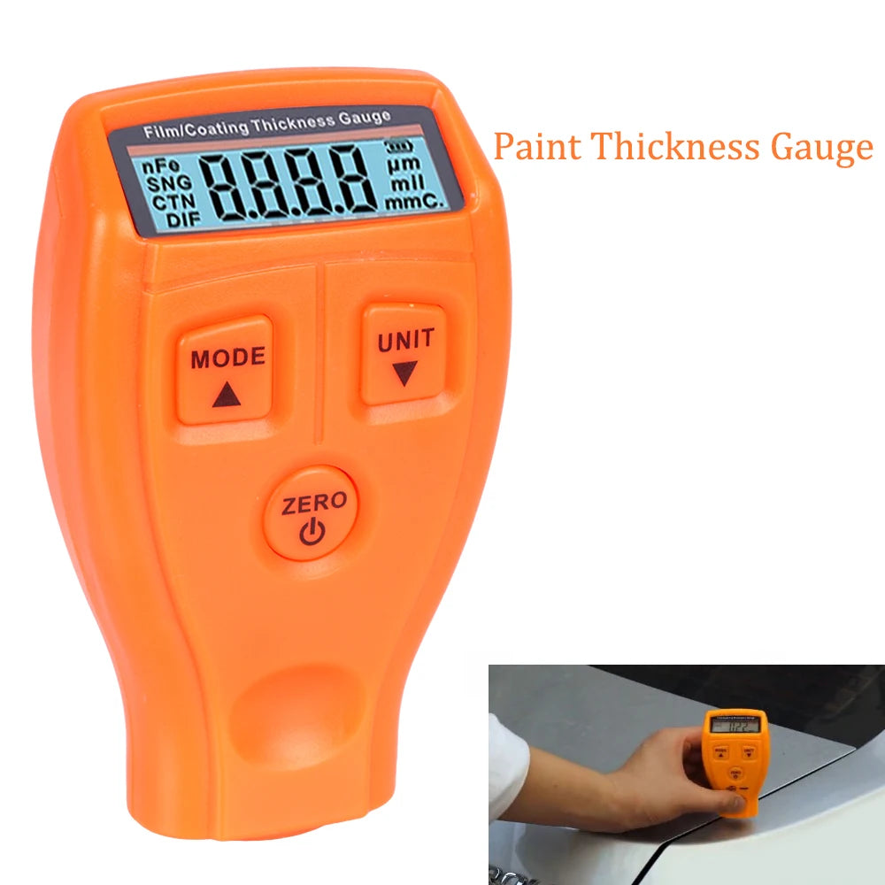 GM200 Portable Car Paint Thickness Gauge Auto Film Coating Test Meter Manual Measuring Tool