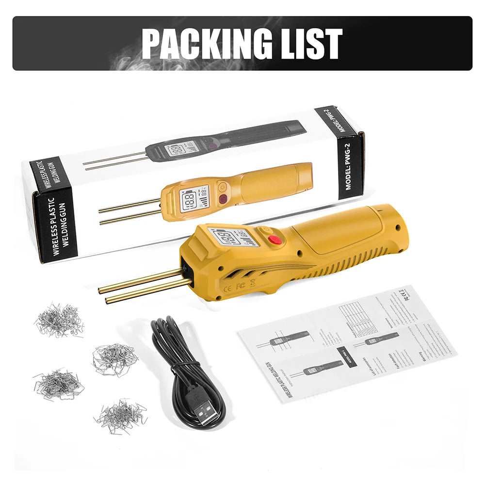 500W Handheld Wireless Plastic Welding Machine with LCD Display for Car Bumper Repair