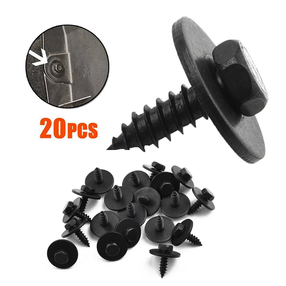 CowLost | product_id-20pcs-bmw-hex-head-screw-07147129160-fender-liner-air-duct-clip-bolt |2