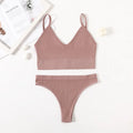 CowLost | product_id-women-seamless-wire-free-bra-high-leg-thong-set-with-u-back |8