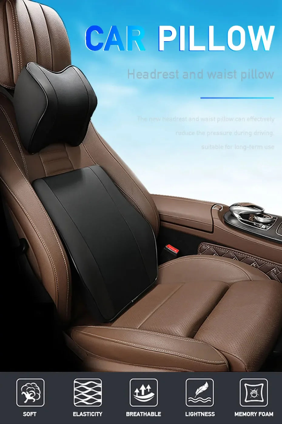 CowLost | back-lumbar-support-cushions-product_id-car-headrest-pillow-neck-and-waist-support-memory-cotton-cushion-auto-accessory |7
