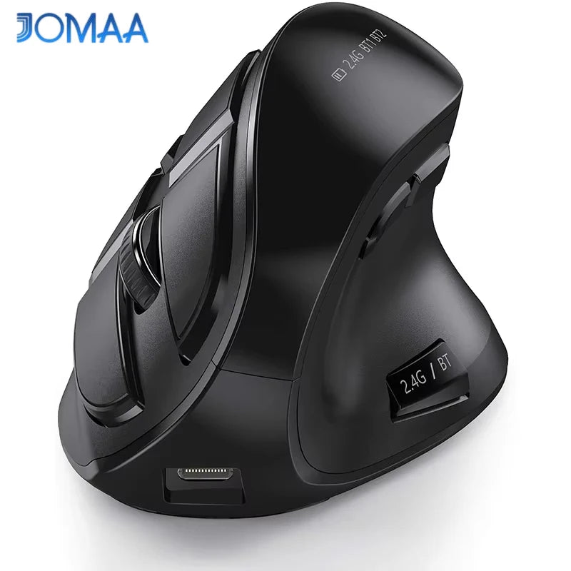 CowLost | product_id-jomaa-silent-vertical-ergonomic-bluetooth-wireless-mouse-with-dual-mode-adjustable-sensitivity |1