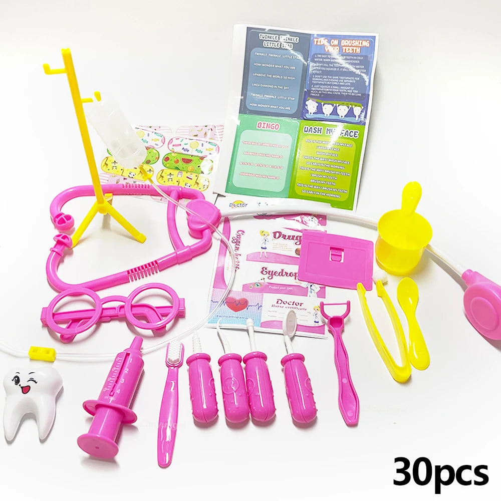 CowLost | product_id-doctor-play-set-30pcs-educational-medical-dentist-toys-gift-for-kids-3-6y |12