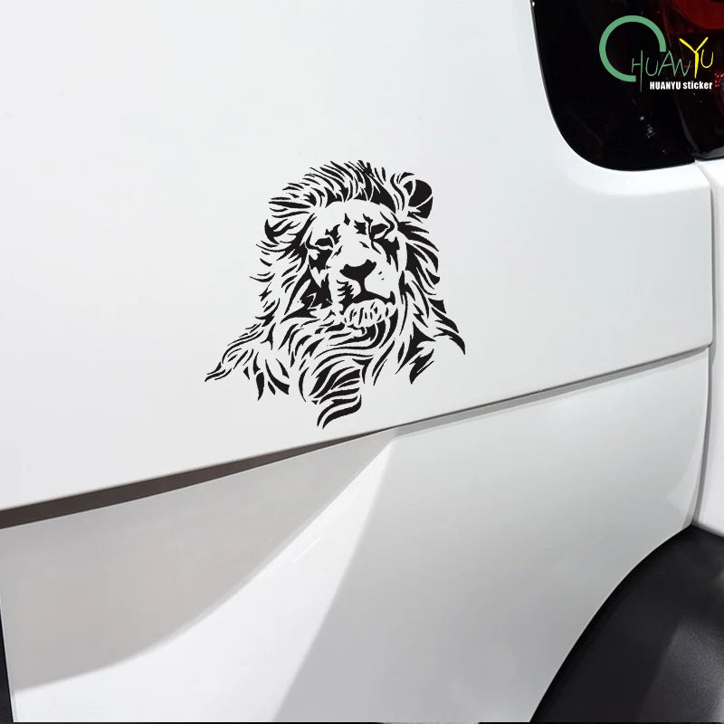 CowLost | personalized-hollow-out-lion-car-sticker |3