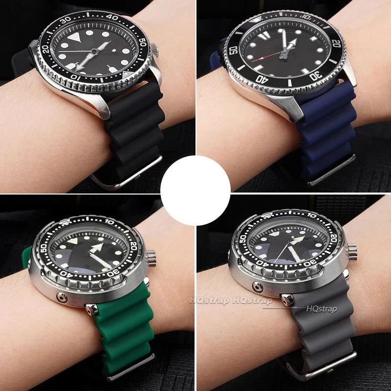 CowLost | rings-product_id-waterproof-silicone-replacement-strap-for-seiko-water-ghost-007-abalone-20-22mm-with-steel-ring |4