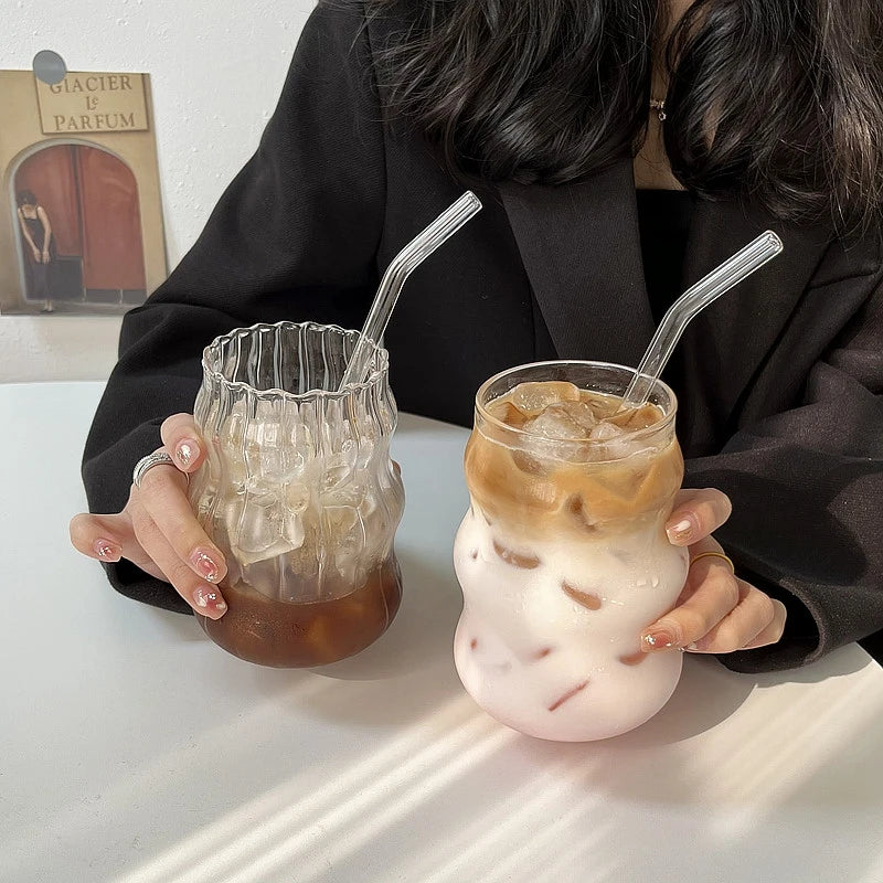 CowLost | glass-drinkware-cold-coffee-cups |1