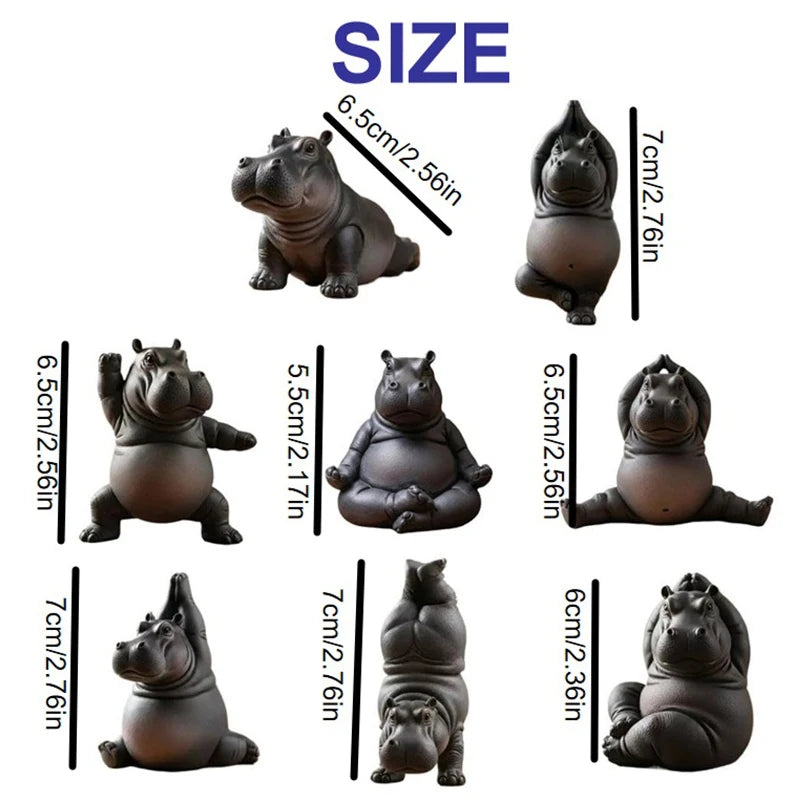 CowLost | product_id-handcrafted-resin-yoga-hippo-meditation-figurine |6
