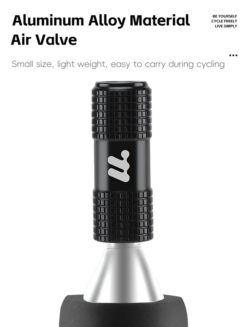 CowLost | west-biking-co2-bike-pump-portable-fast-inflating-kit-aluminum-alloy-bicycle-pump-for-av-fv-no-gas-cylinder-mtb-bike-accessories |14