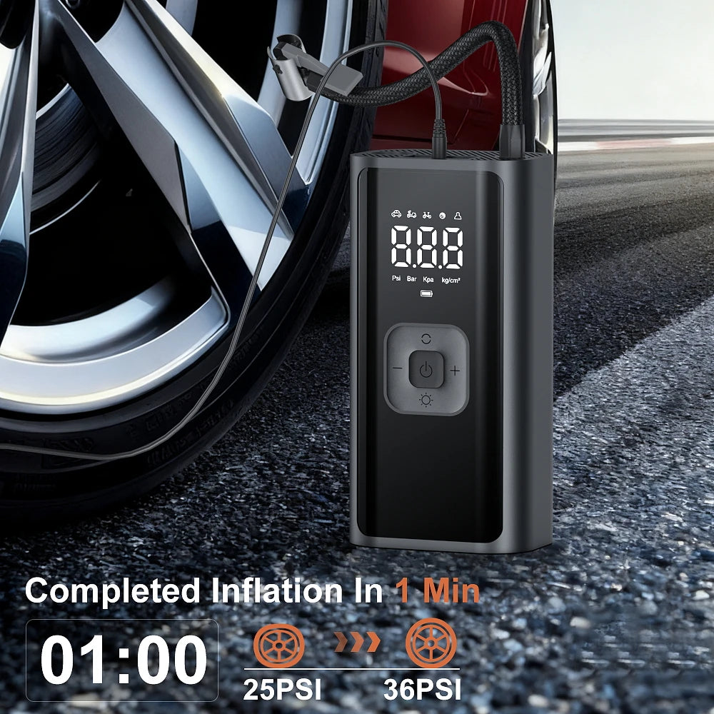 CowLost | ball-pumps-product_id-yiju-portable-rechargeable-digital-tire-air-compressor-inflator-for-car-bicycle-football-ball |4